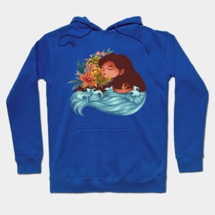 girl sleeping with her dreams Hoodie